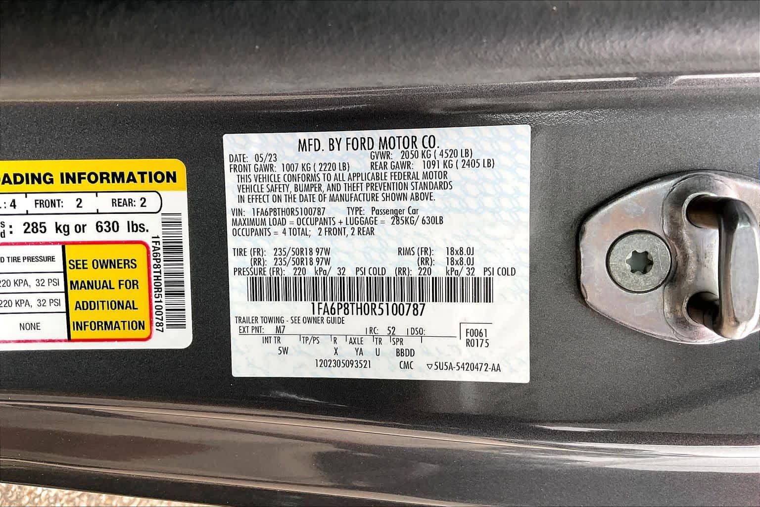 Used 2024 Ford Mustang Premium RWD image 30
