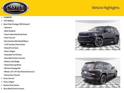 New 2025 Jeep Grand Cherokee Altitude image 3