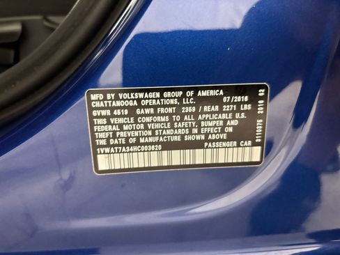 Used 2017 Volkswagen Passat 1.8T S image 27