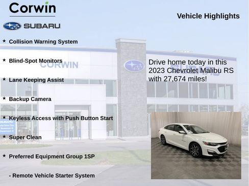 Used 2023 Chevrolet Malibu RS FWD image 6
