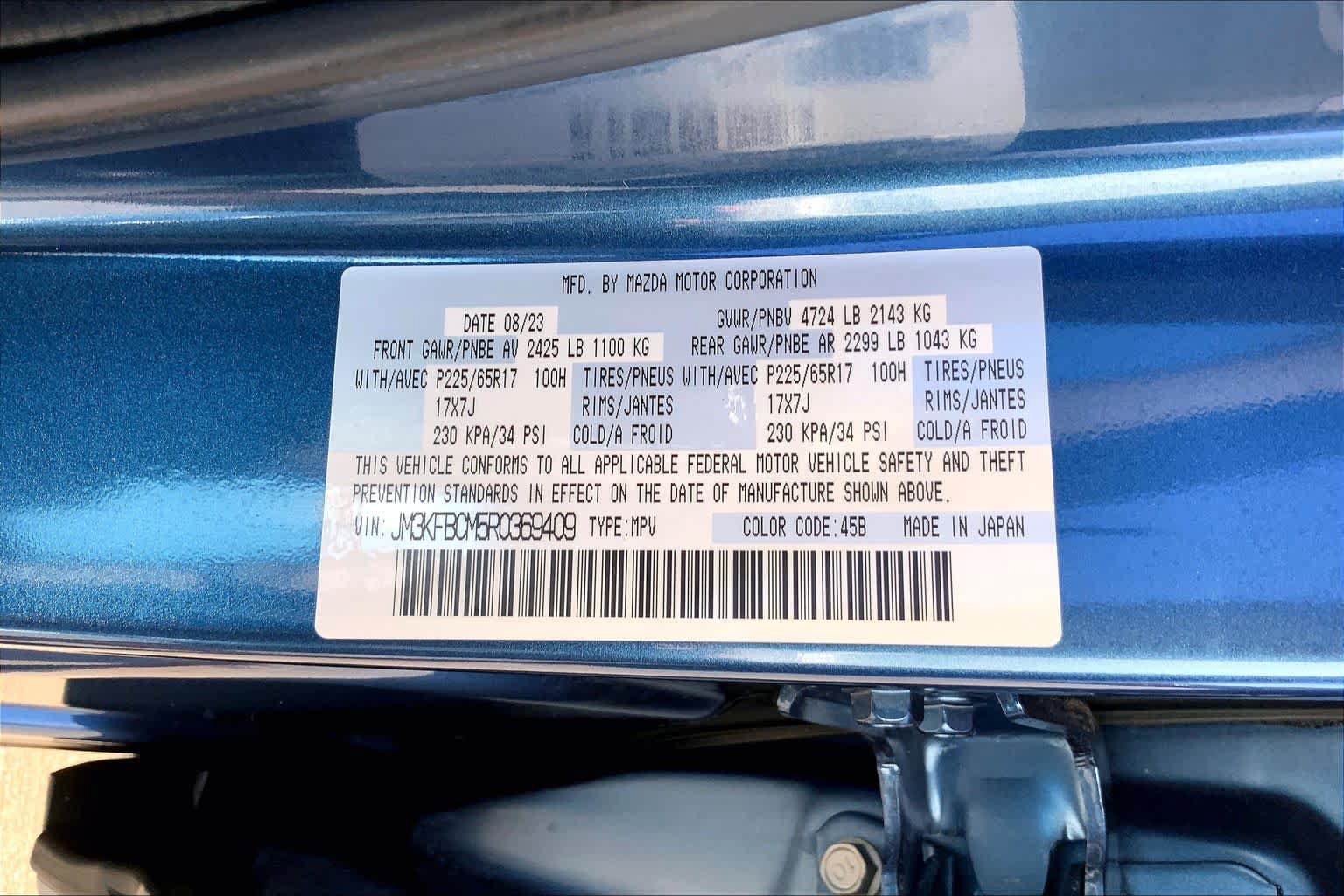 Certified 2024 MAZDA CX-5 AWD 2.5 S w/ Preferred Package image 35