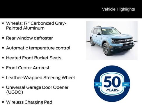 Certified 2022 Ford Bronco Sport Big Bend w/ Convenience Package image 11