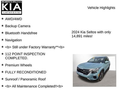 Used 2024 Kia Seltos EX AWD/4WD image 7