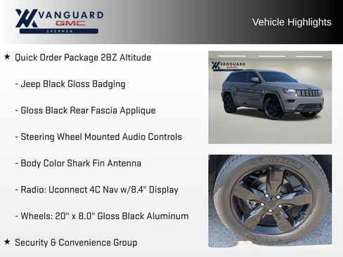 Used 2020 Jeep Grand Cherokee Altitude AWD/4WD image 11