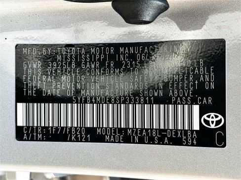 Certified 2025 Toyota Corolla LE image 30