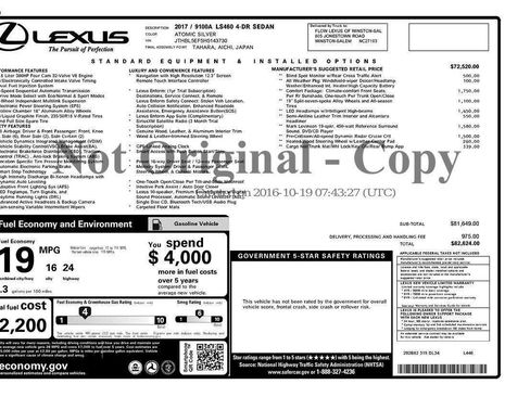 Used 2017 Lexus LS 460 Base 4dr Sedan image 7