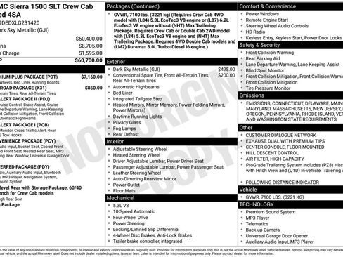 Used 2020 GMC Sierra 1500 SLT w/ SLT Premium Plus Package image 6