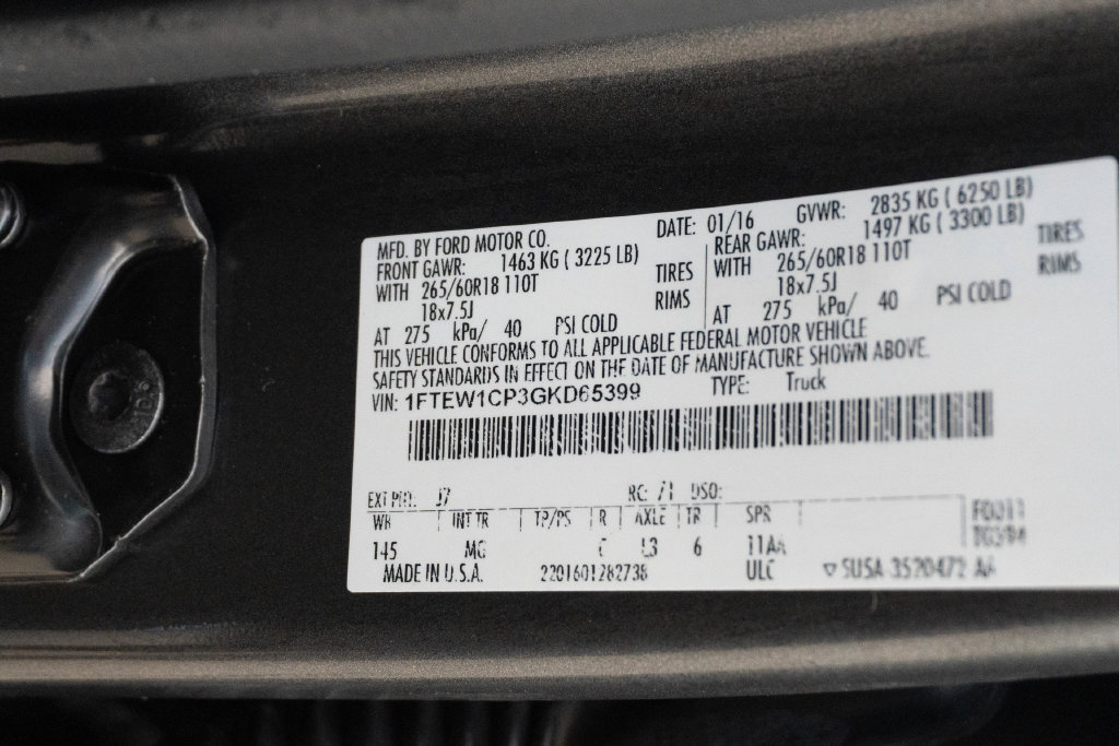 Used 2016 Ford F150 XLT w/ Equipment Group 302A Luxury RWD image 33