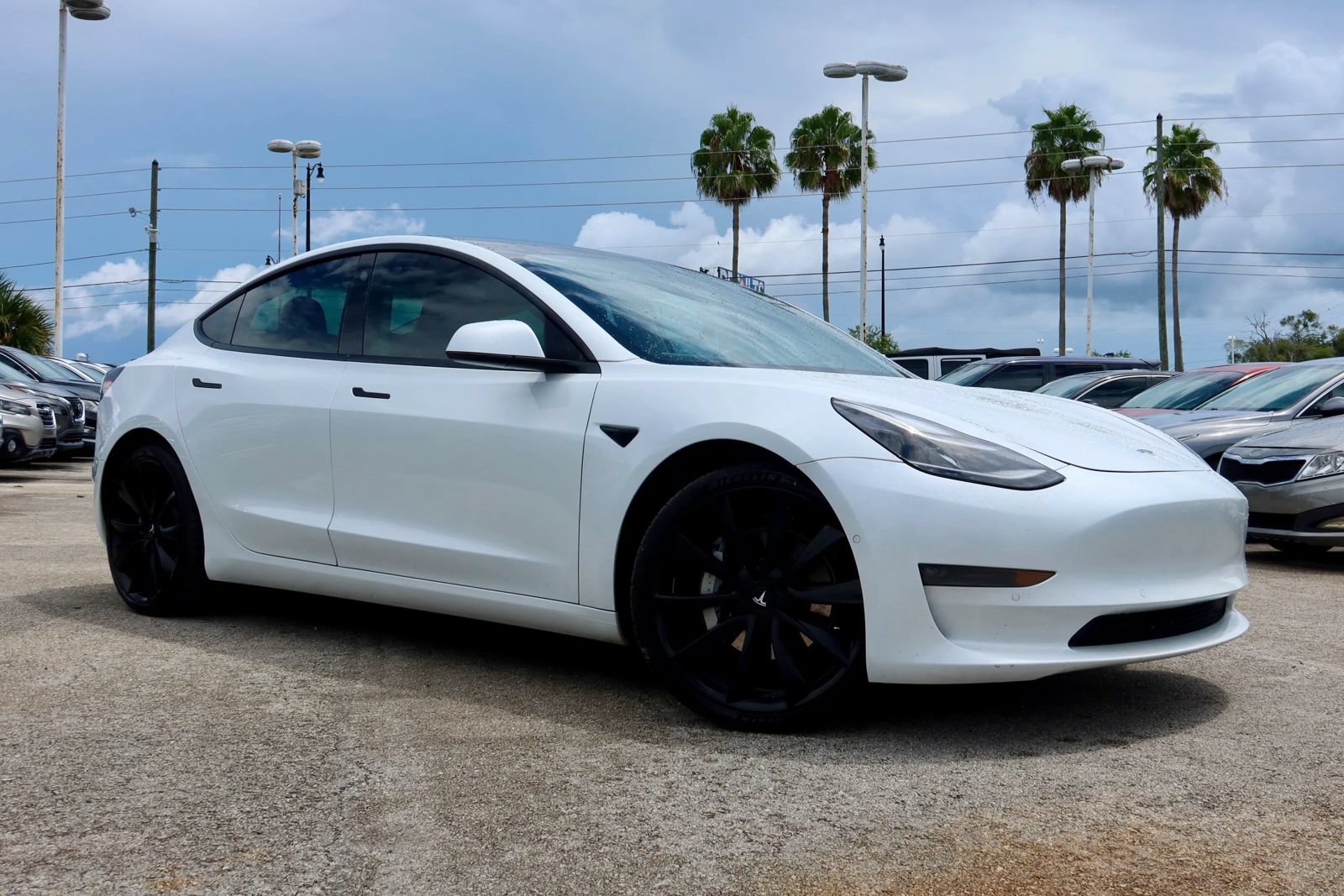 Used 2021 Tesla Model 3 Long Range AWD/4WD image 1