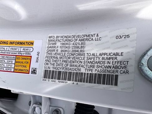 Used 2025 Honda Accord LX image 33