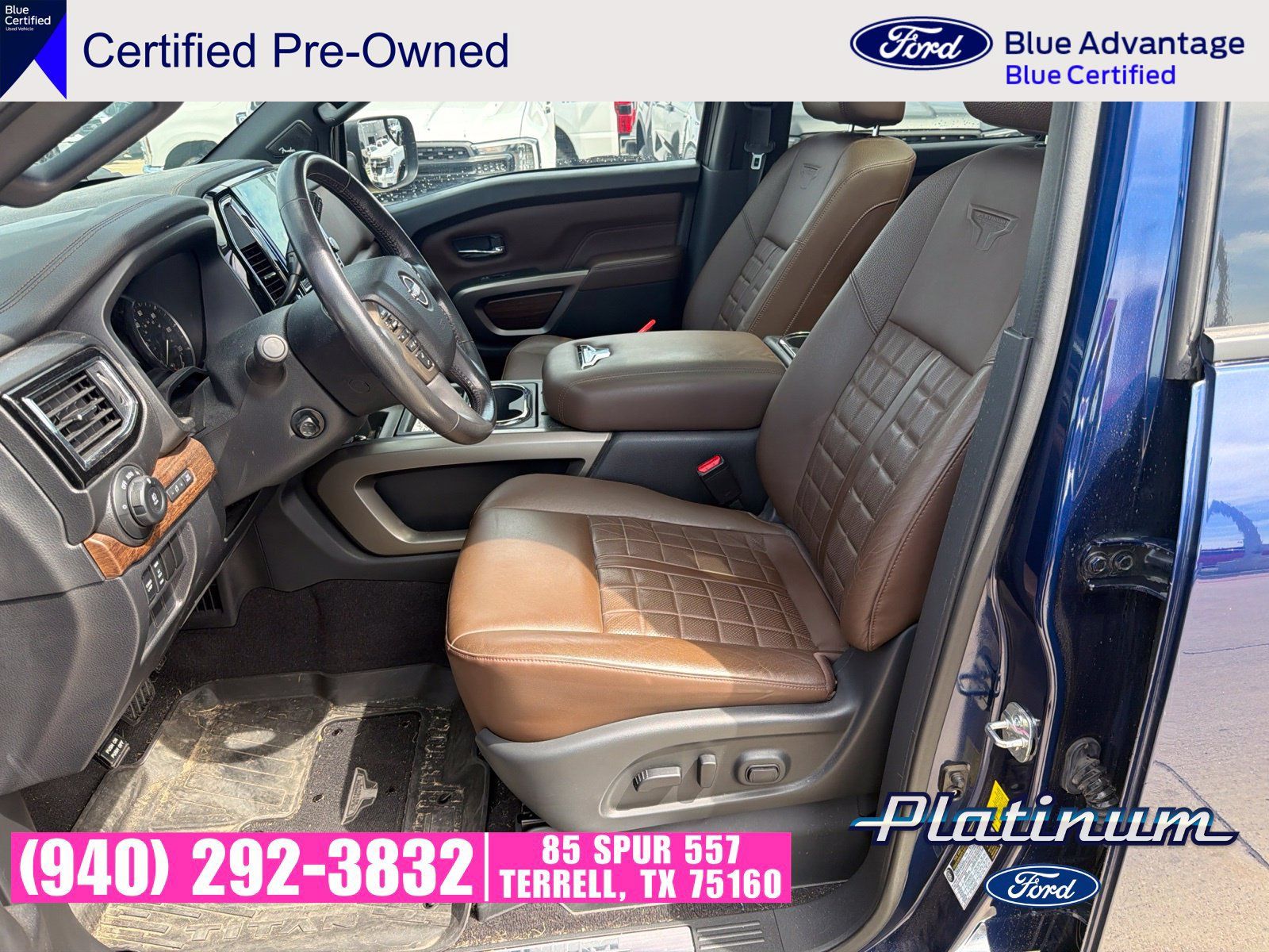 Used 2023 Nissan Titan Platinum Reserve w/ Moonroof Package AWD/4WD image 9