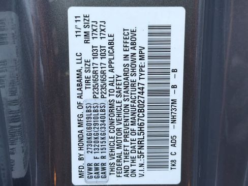 Used 2012 Honda Odyssey EX-L image 29