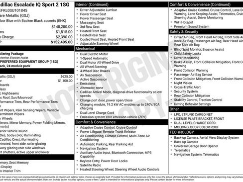 New 2025 Cadillac Escalade IQ Sport 2 AWD/4WD image 43