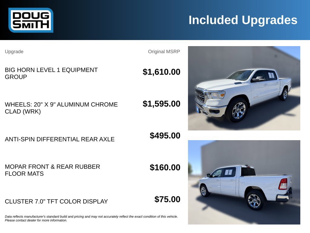 Used 2022 RAM 1500 Big Horn RWD image 10