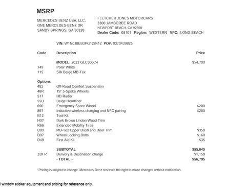 Certified 2023 Mercedes-Benz GLC 300 4MATIC Coupe image 3