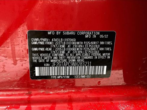 Used 2022 Subaru Crosstrek 2.0i Premium image 17