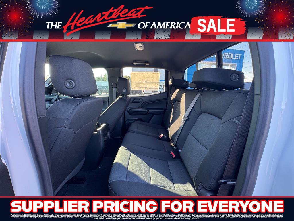 New 2026 Chevrolet Colorado W/T w/ WT Custom Package RWD image 8