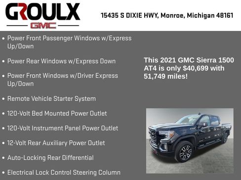 Used 2021 GMC Sierra 1500 AT4 AWD/4WD image 31