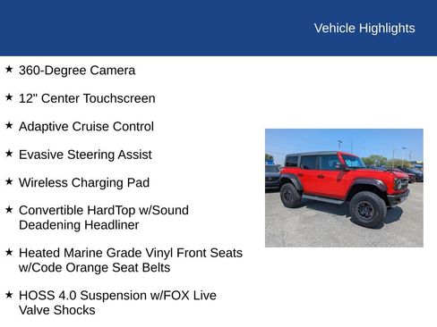 Certified 2023 Ford Bronco Raptor AWD/4WD image 33