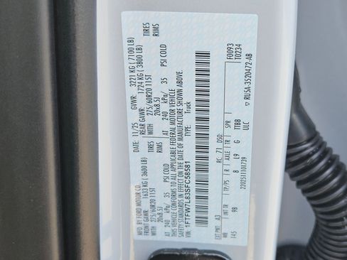 New 2025 Ford F150 Platinum w/ Equipment Group 702A High image 17