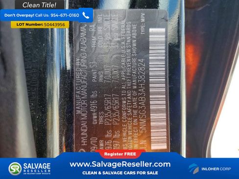 Used 2010 Hyundai Santa Fe GLS FWD image 19