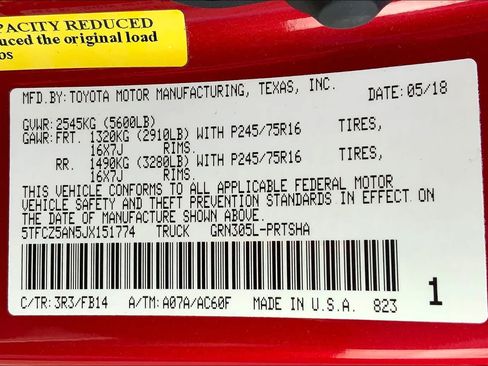 Used 2018 Toyota Tacoma SR w/ SR Convenience Package AWD/4WD image 36