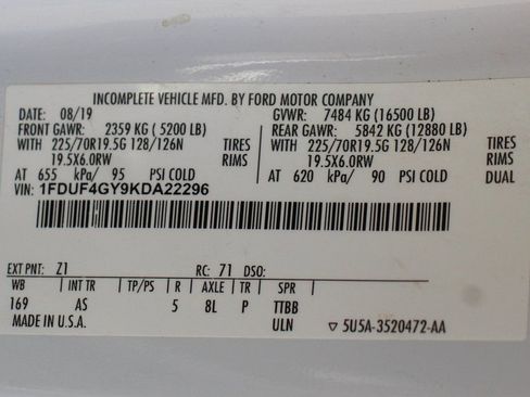 Used 2019 Ford F450 XL w/ XL Value Package RWD image 40