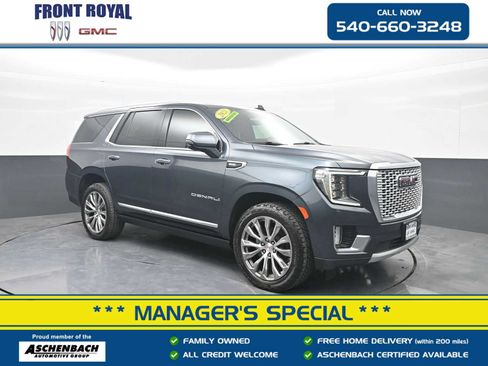 Used 2021 GMC Yukon Denali w/ Denali Premium Package RWD image 1