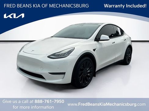 Used 2021 Tesla Model Y Long Range AWD/4WD image 3