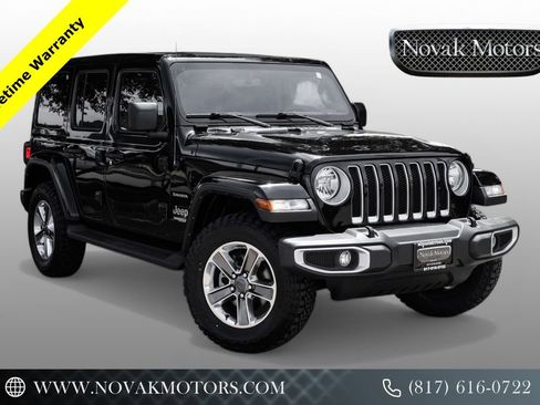 Used 2022 Jeep Wrangler Unlimited Sahara AWD/4WD image 1