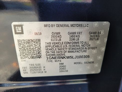 Used 2020 Chevrolet Traverse High Country w/ LPO, Floor Liner Package image 19