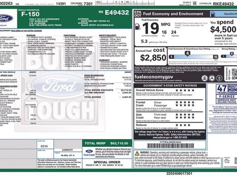 Used 2024 Ford F150 XLT w/ Equipment Group 302A MID AWD/4WD image 31