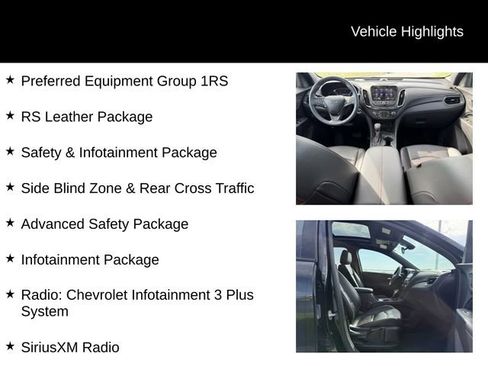 Certified 2023 Chevrolet Equinox RS w/ RS Leather Package AWD/4WD image 12