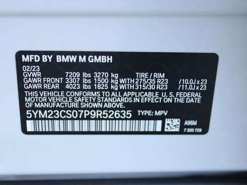 Used 2023 BMW XM AWD/4WD image 54