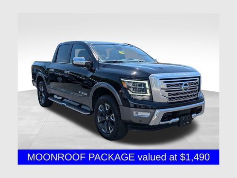 Used 2021 Nissan Titan Platinum Reserve w/ Moonroof Package AWD/4WD image 1
