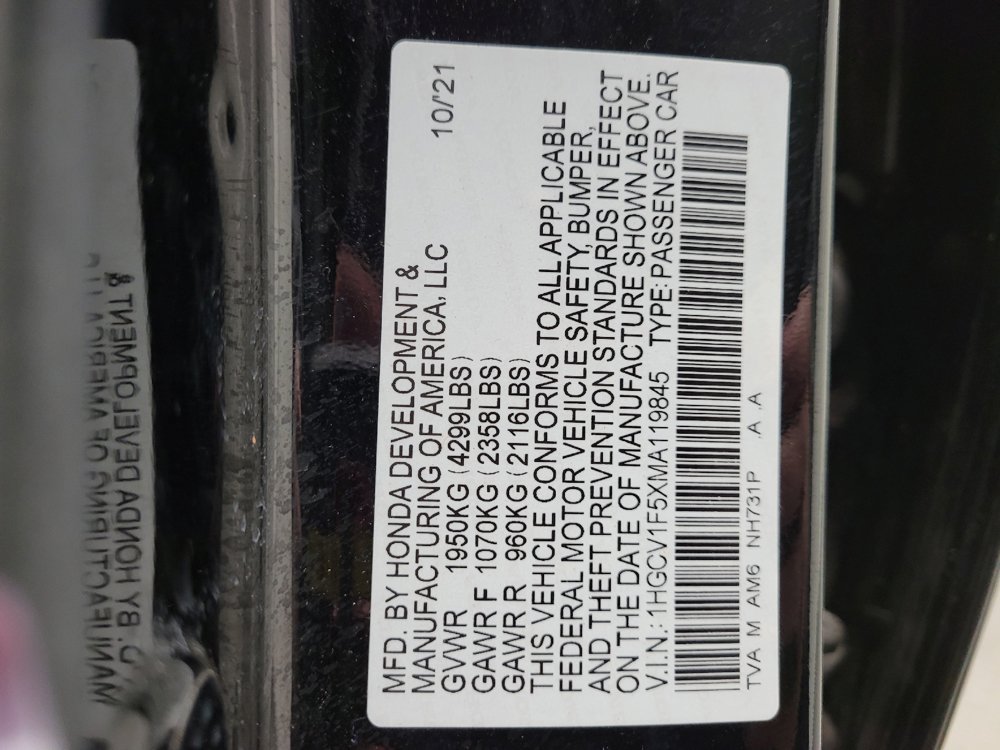 Used 2021 Honda Accord EX-L image 33