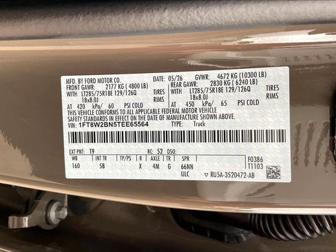 New 2026 Ford F250 Lariat w/ Tremor Off-Road Package AWD/4WD image 20