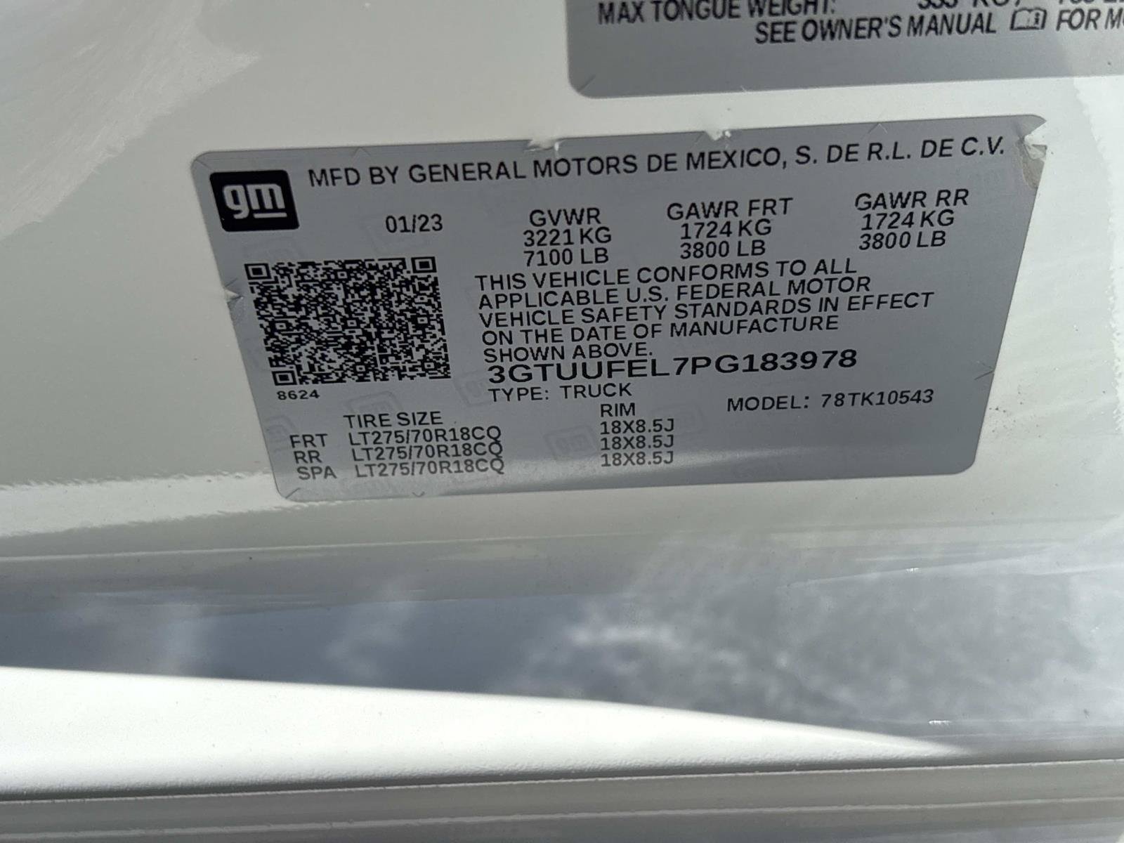Used 2023 GMC Sierra 1500 AT4X AWD/4WD image 38