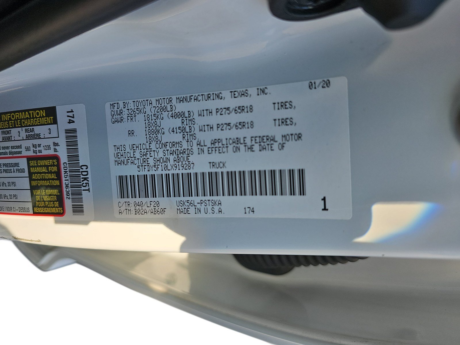 Used 2020 Toyota Tundra TRD Pro AWD/4WD image 30