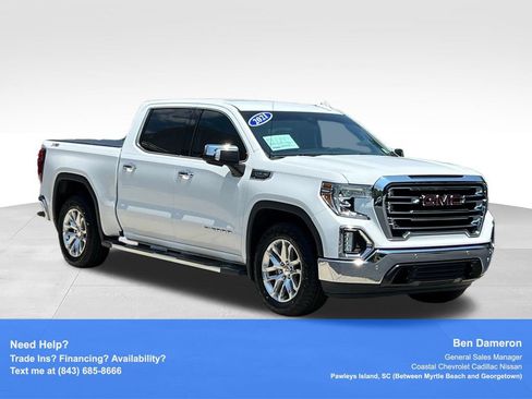 Used 2021 GMC Sierra 1500 SLT w/ SLT Premium Plus Package AWD/4WD image 3