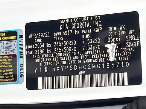 Used 2021 Kia Telluride SX w/ SX Prestige Package AWD/4WD image 34