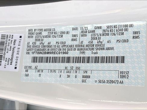 Certified 2024 Ford F250 Limited w/ FX4 Off-Road Package image 36