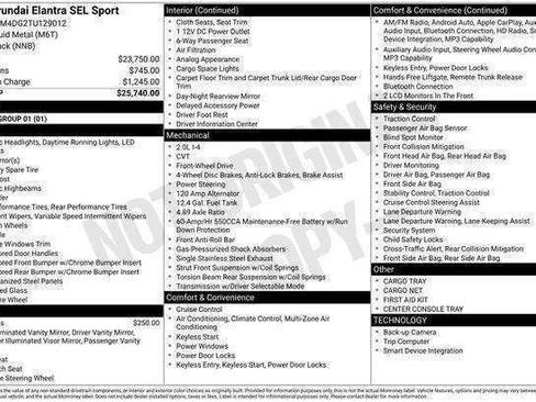 New 2026 Hyundai Elantra Sport image 29