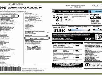 Used 2021 Jeep Grand Cherokee Overland video 2