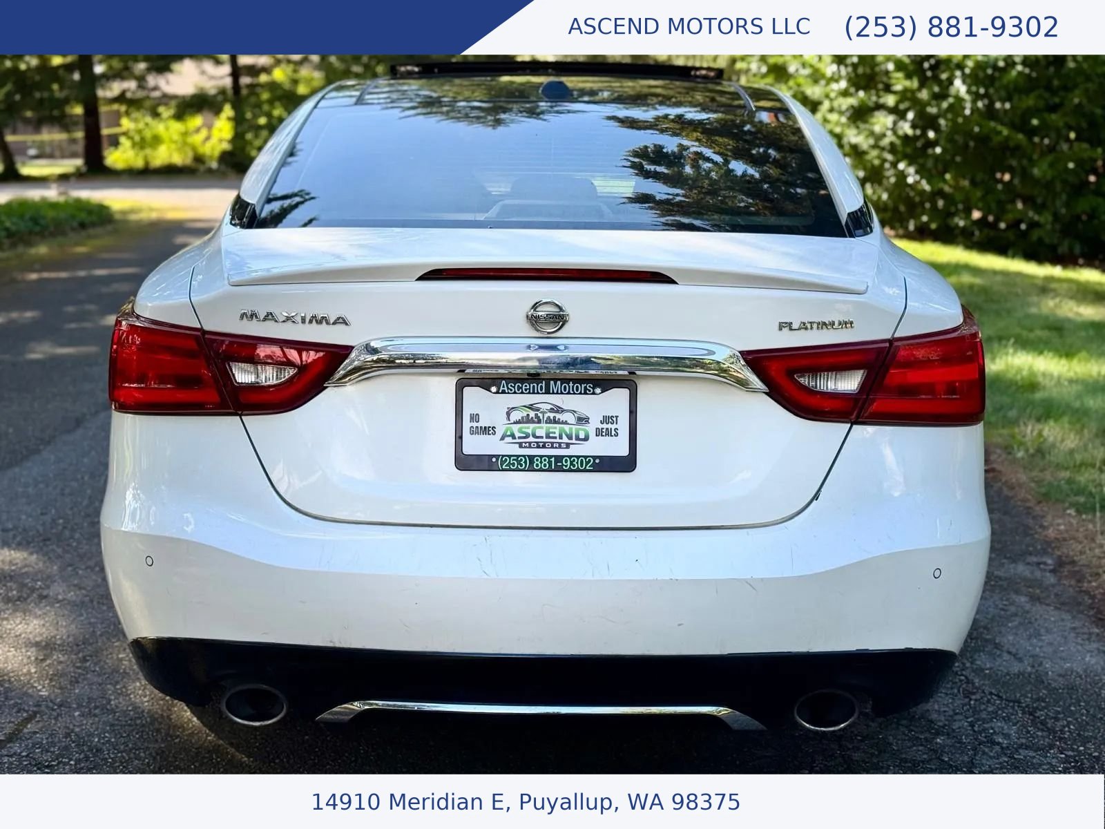 Used 2017 Nissan Maxima Platinum FWD image 4