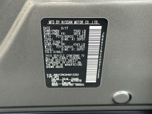 Used 2017 Nissan Armada Platinum image 35