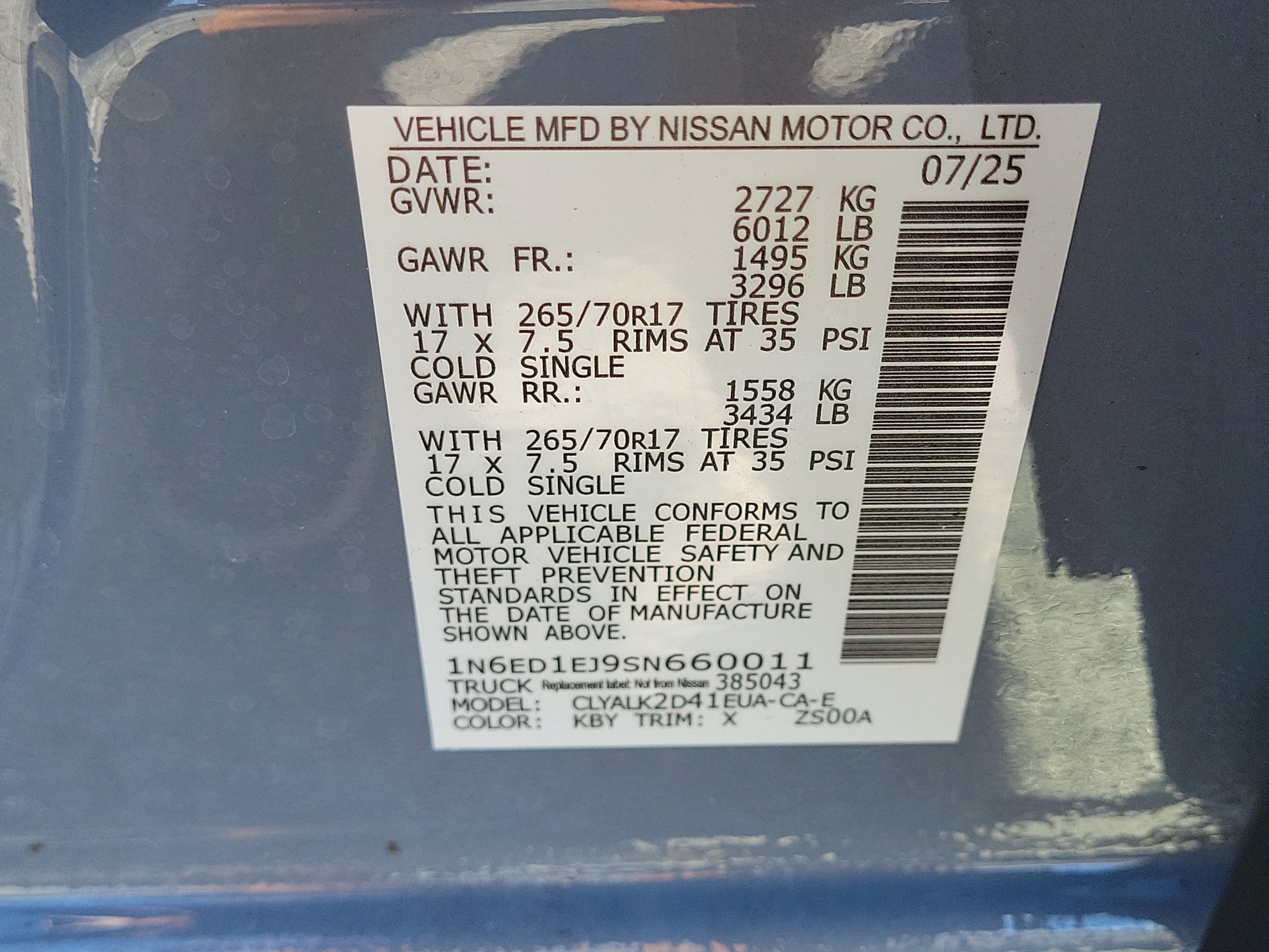 Certified 2025 Nissan Frontier Pro-X w/ Pro Convenience Package RWD image 24