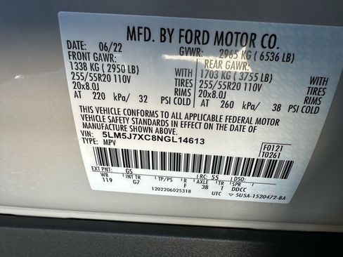 Used 2022 Lincoln Aviator Reserve w/ Equipment Group 201A AWD/4WD image 44