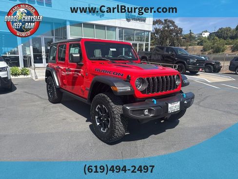Used 2024 Jeep Wrangler Unlimited Rubicon 4xe AWD/4WD image 1