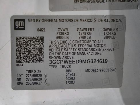 Used 2021 Chevrolet Silverado 1500 LTZ RWD image 63